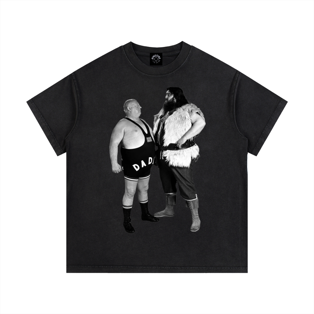 Big Daddy vs. Giant Haystacks | Vintage Wash Cotton T-Shirt